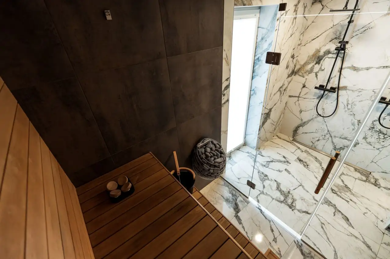 Yksityiskohta SPA-tiloista